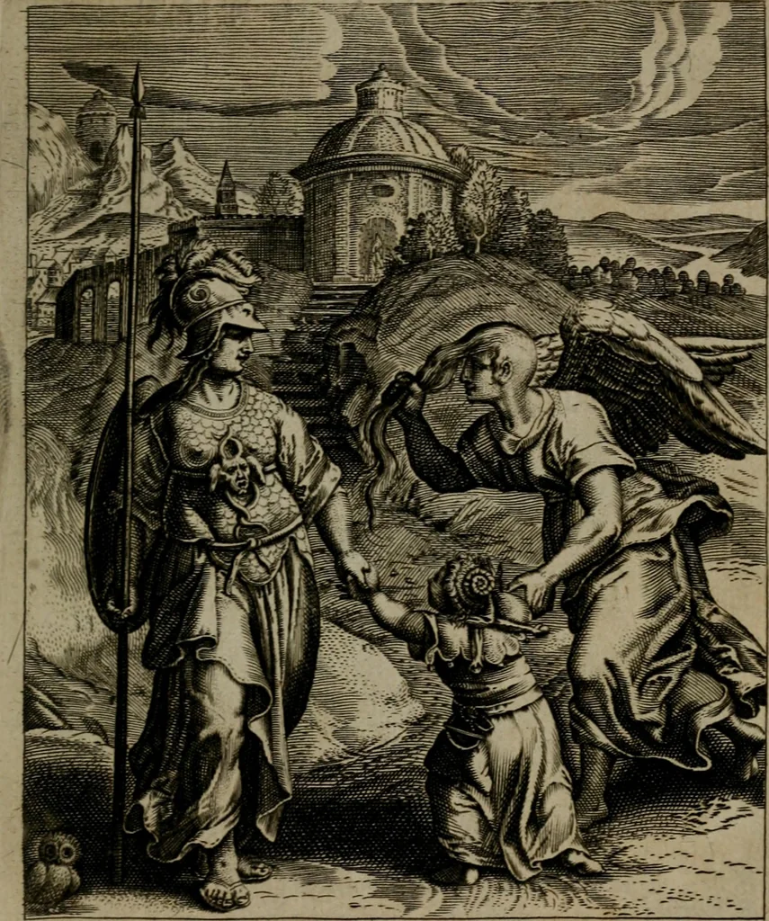 An illustration from Zinnebeelden, 1683, leaf 72