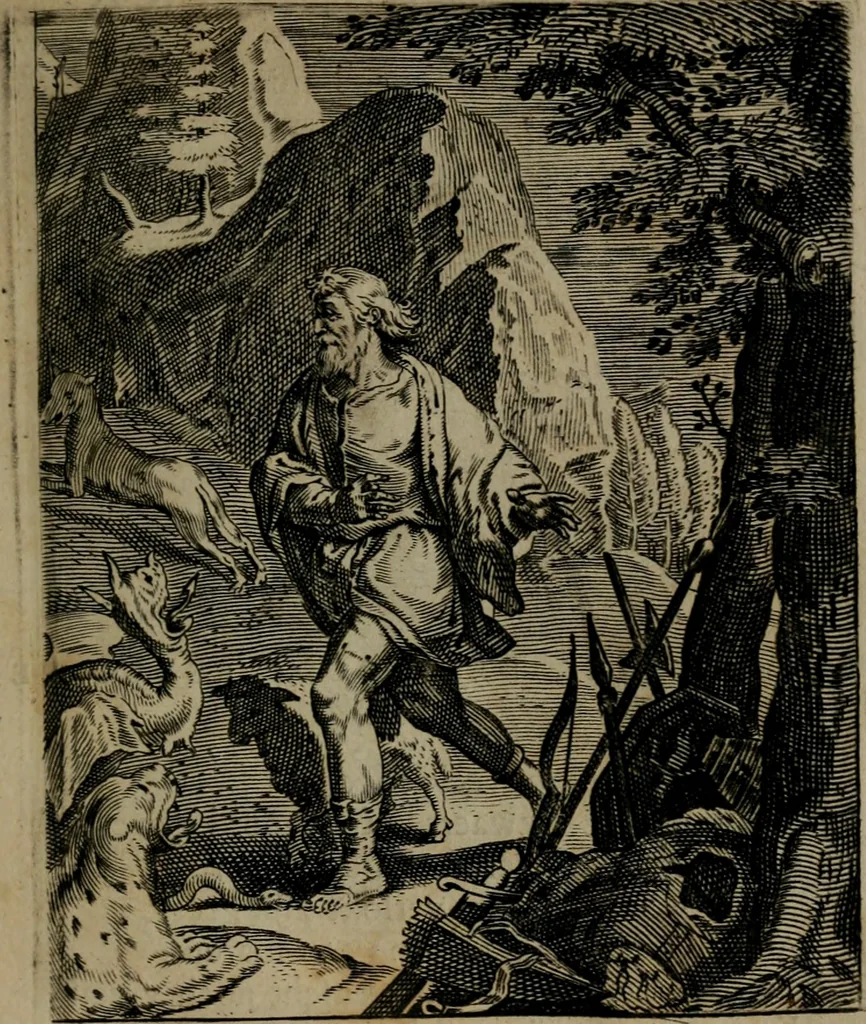 An illustration from Zinnebeelden, 1683, leaf 78