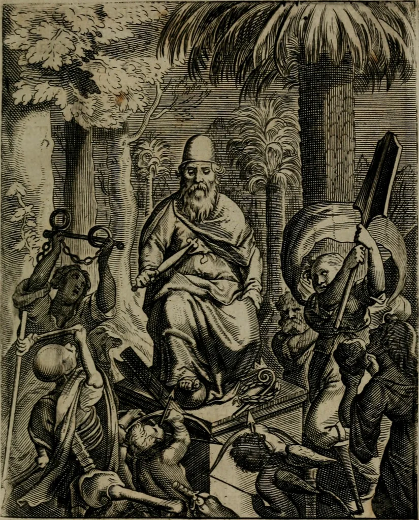 An illustration from Zinnebeelden, 1683, leaf 88