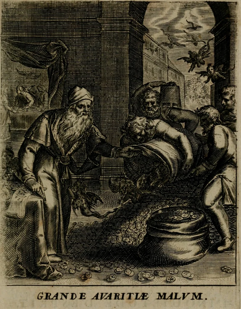 An illustration from Zinnebeelden, 1683, leaf 96