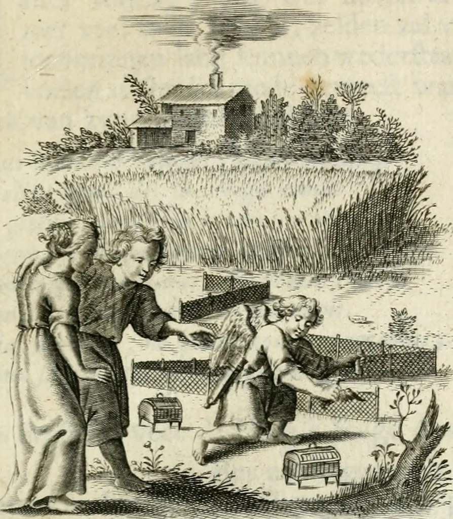 An illustration from Zinne-beelden der liefde, met puntdigten, 1732, leaf 190