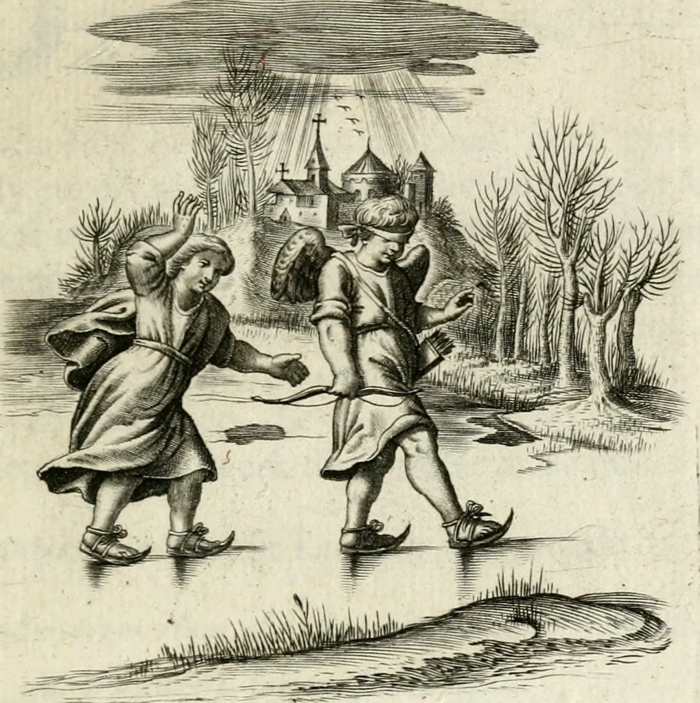 An illustration from Zinne-beelden der liefde, met puntdigten, 1732, leaf 194