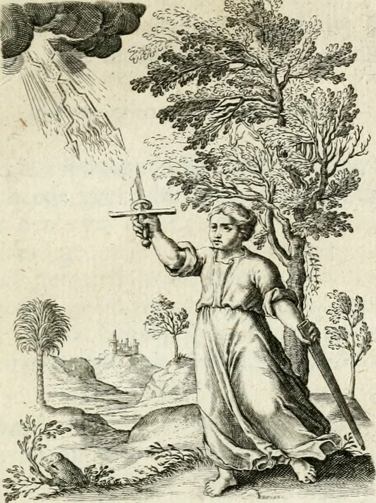 An illustration from Zinne-beelden der liefde, met puntdigten, 1732, leaf 202