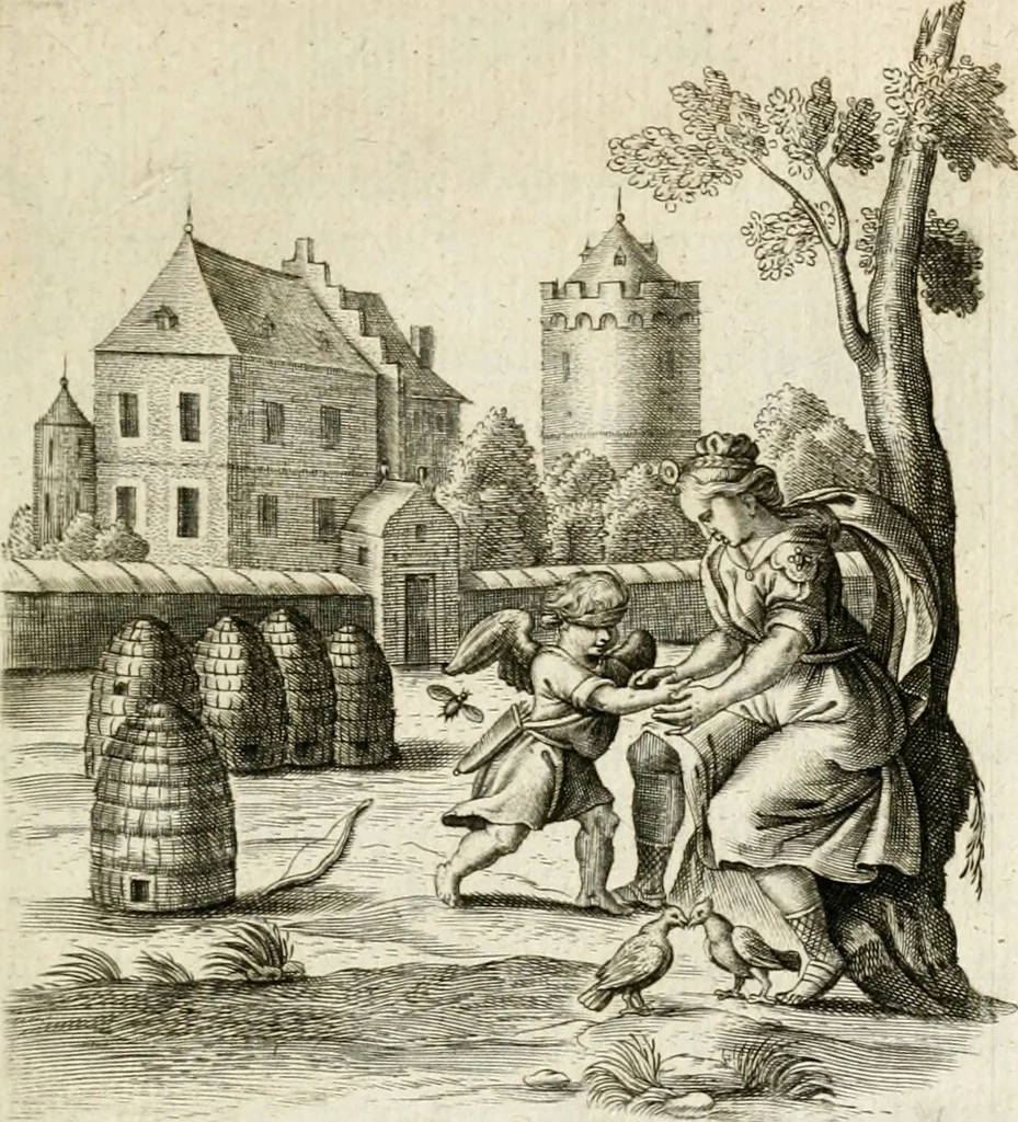 An illustration from Zinne-beelden der liefde, met puntdigten, 1732, leaf 242
