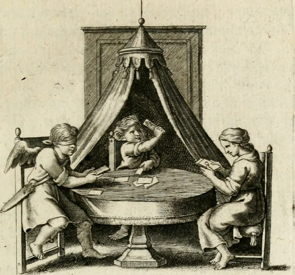 An illustration from Zinne-beelden der liefde, met puntdigten, 1732, leaf 252