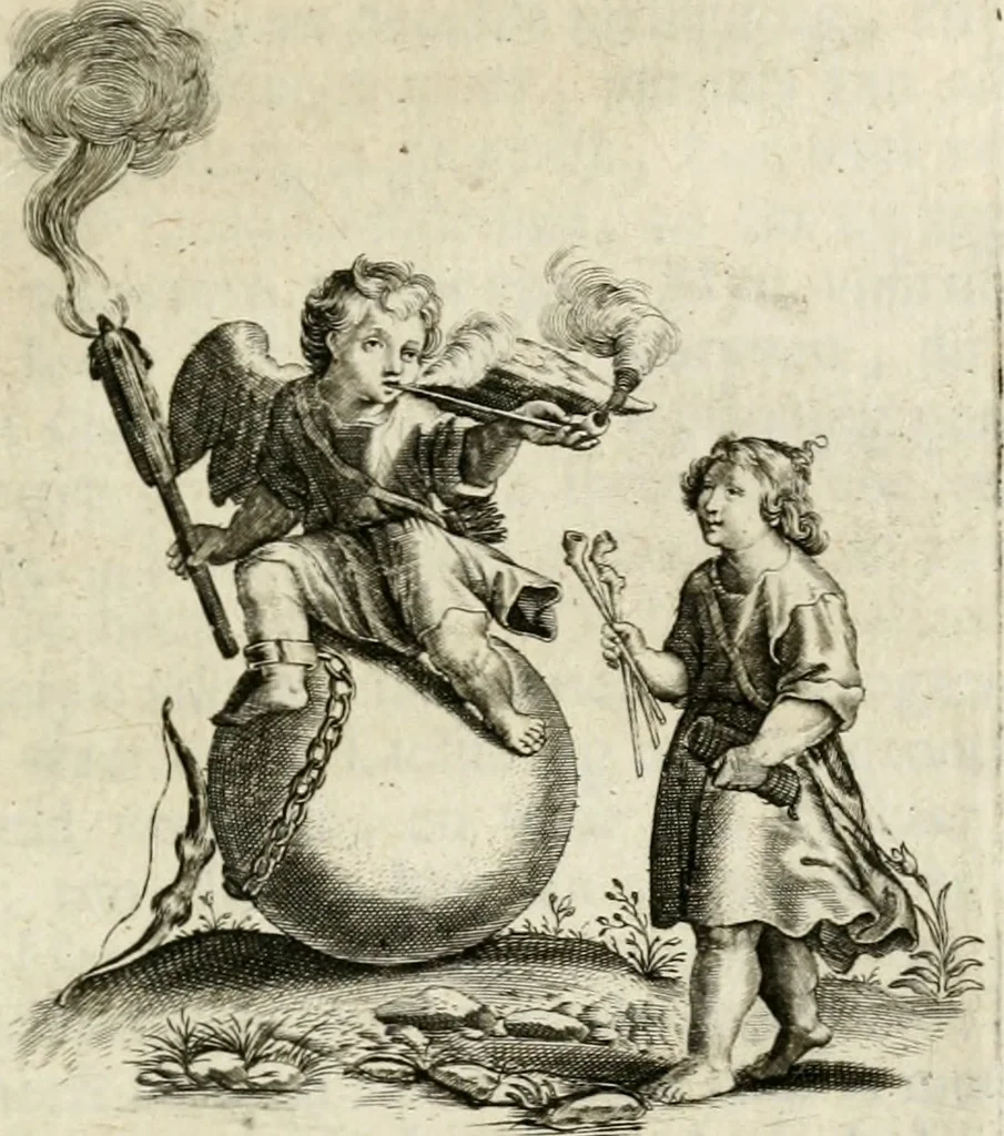 An illustration from Zinne-beelden der liefde, met puntdigten, 1732, leaf 260