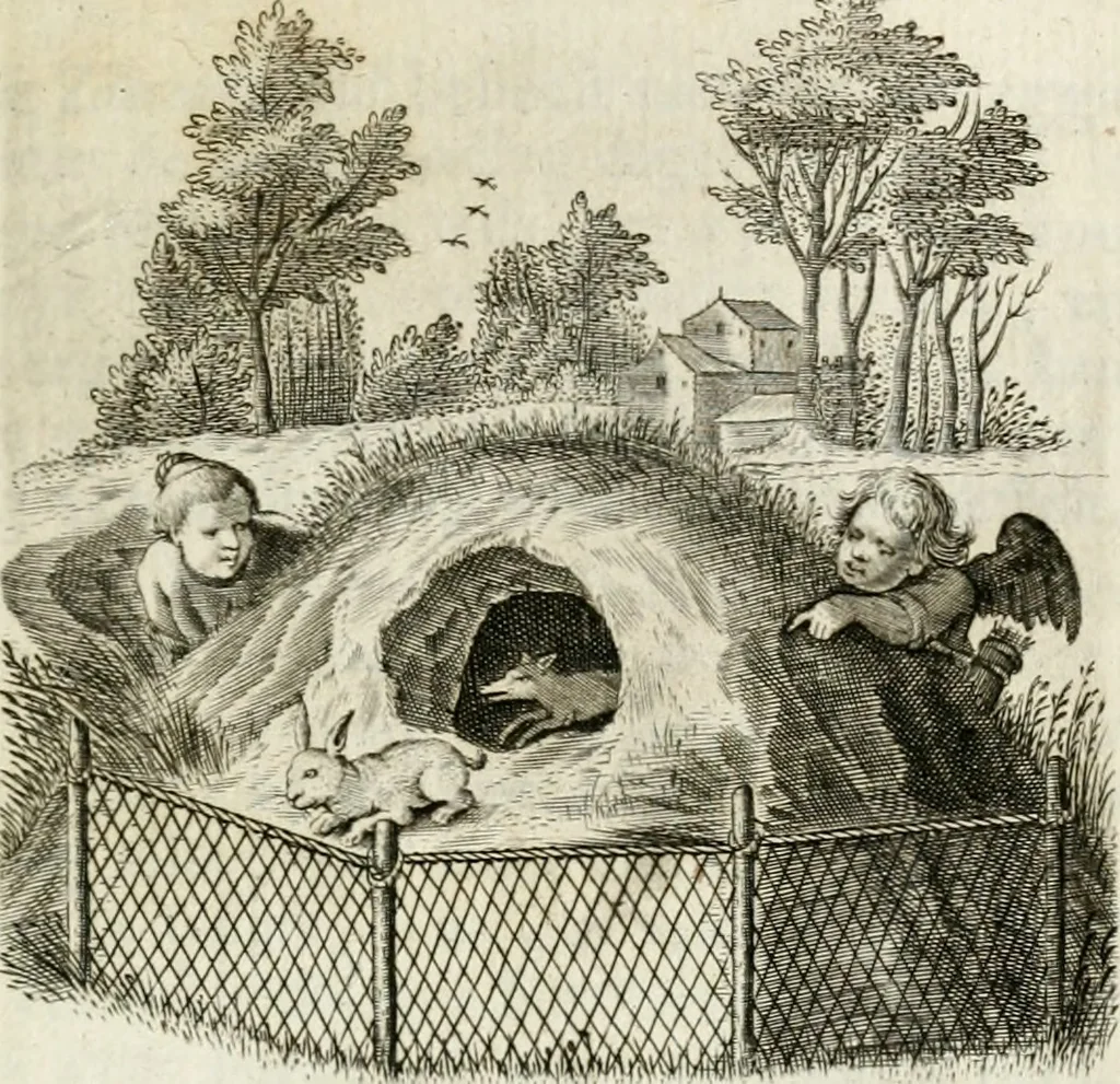 An illustration from Zinne-beelden der liefde, met puntdigten, 1732, leaf 274