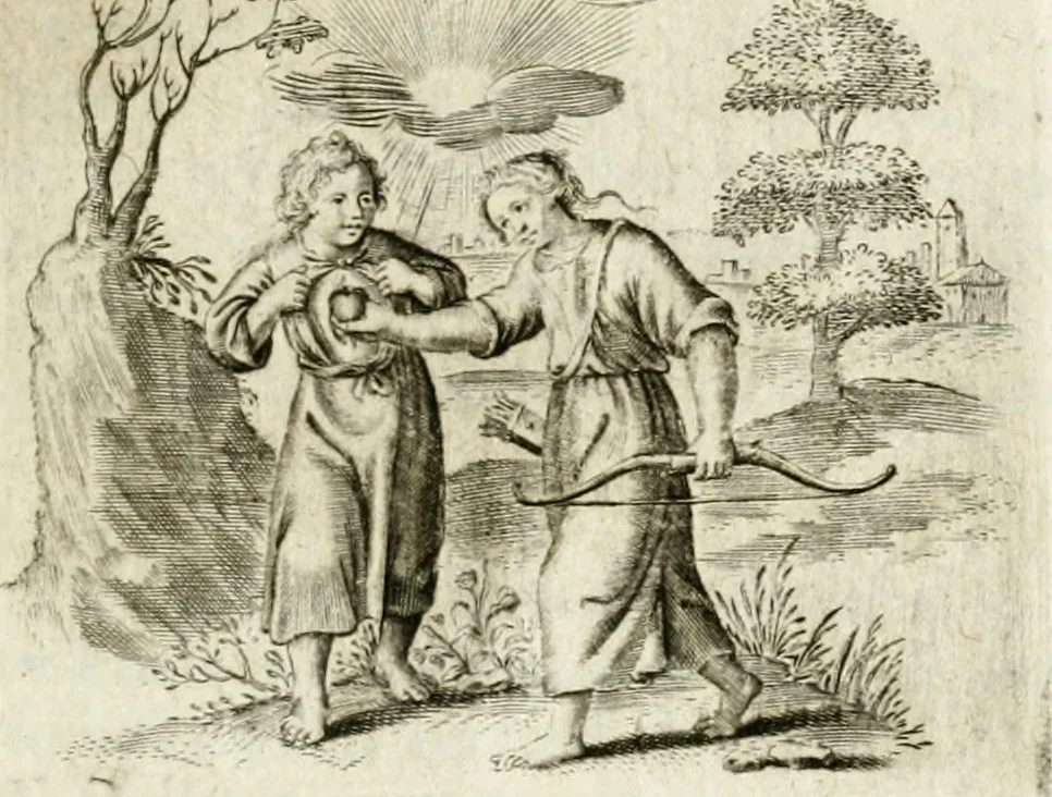 An illustration from Zinne-beelden der liefde, met puntdigten, 1732, leaf 312