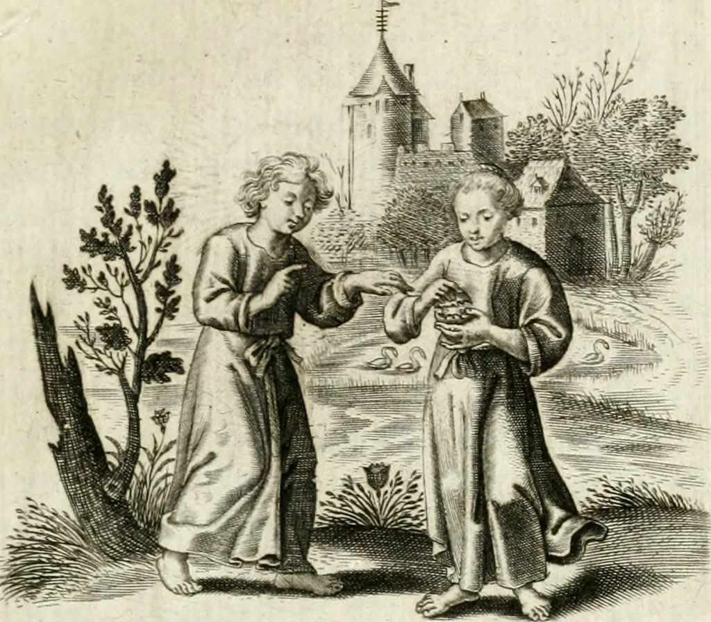 An illustration from Zinne-beelden der liefde, met puntdigten, 1732, leaf 324