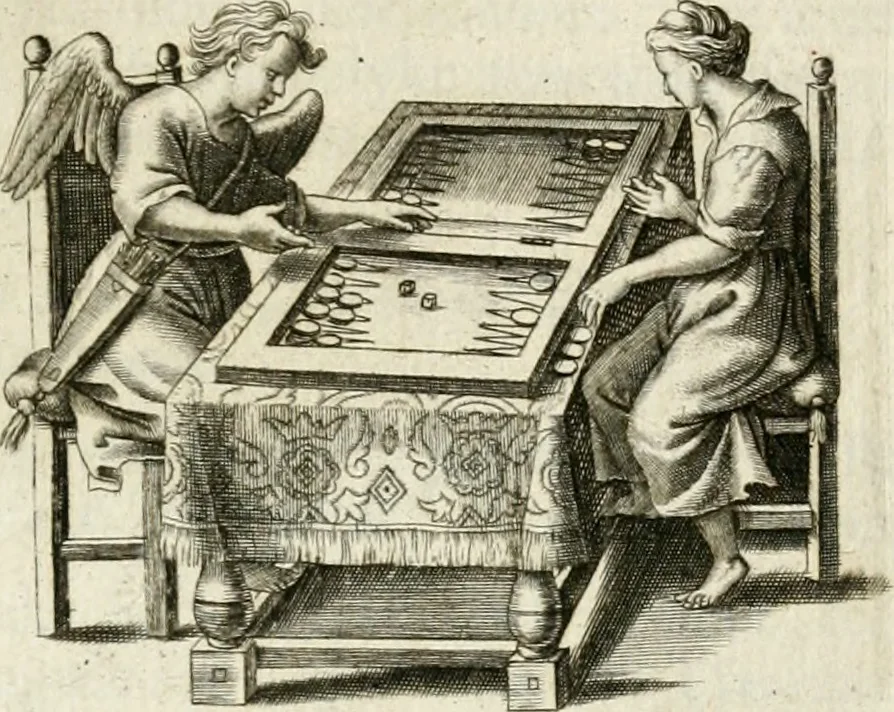 An illustration from Zinne-beelden der liefde, met puntdigten, 1732, leaf 342