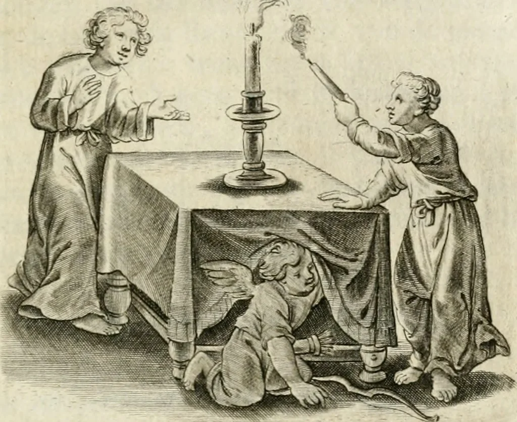 An illustration from Zinne-beelden der liefde, met puntdigten, 1732, leaf 374
