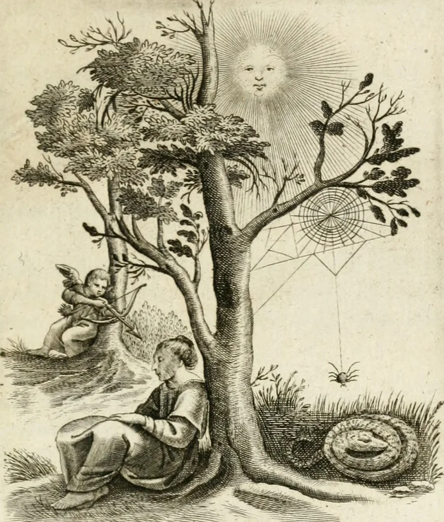An illustration from Zinne-beelden der liefde, met puntdigten, 1732, leaf 380
