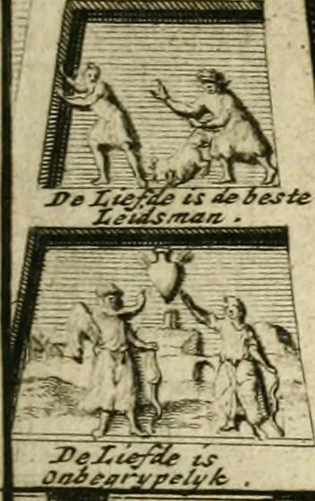 An illustration from Zinne-beelden der liefde, met puntdigten, 1732, leaf 4