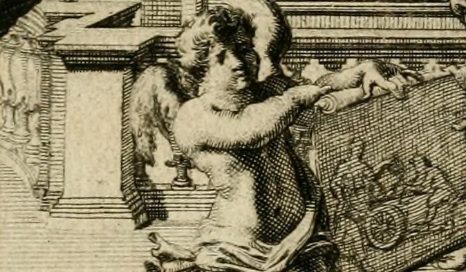 An illustration from Zinne-beelden der liefde, met puntdigten, 1732, leaf 4