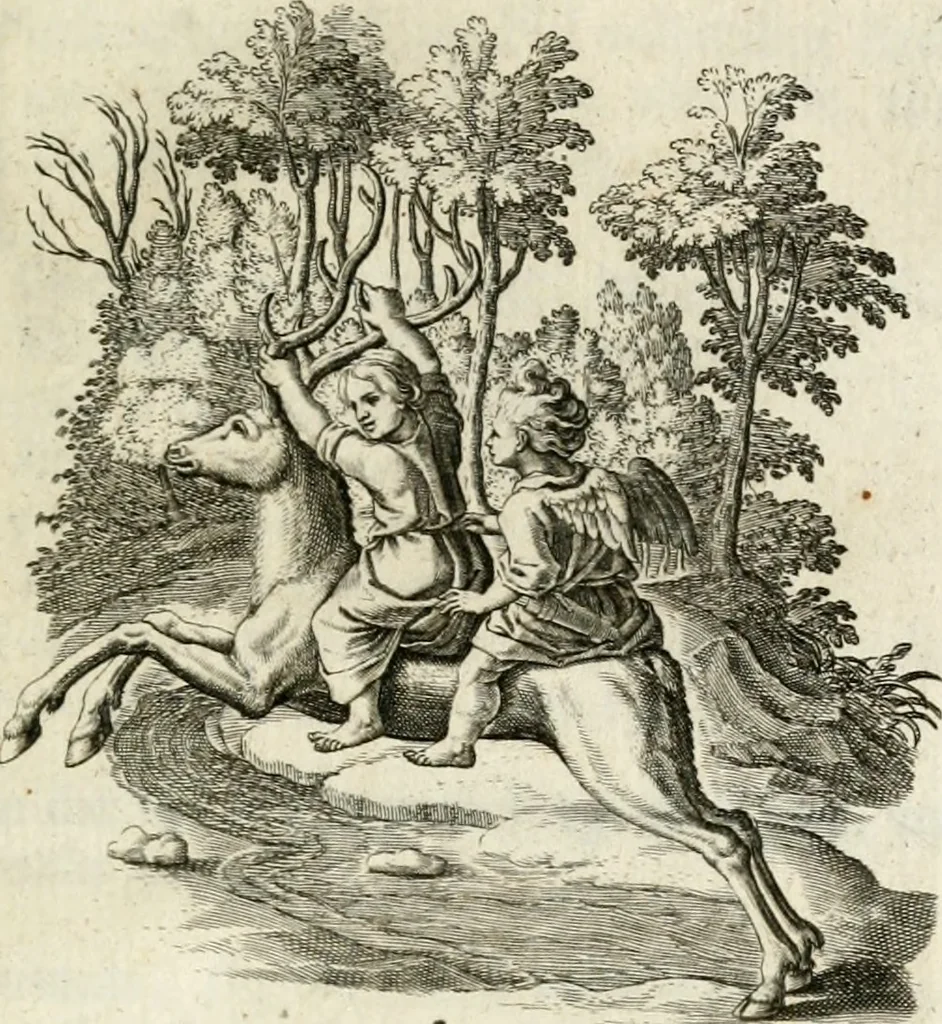 An illustration from Zinne-beelden der liefde, met puntdigten en aanteekeningen, 1732, leaf 118