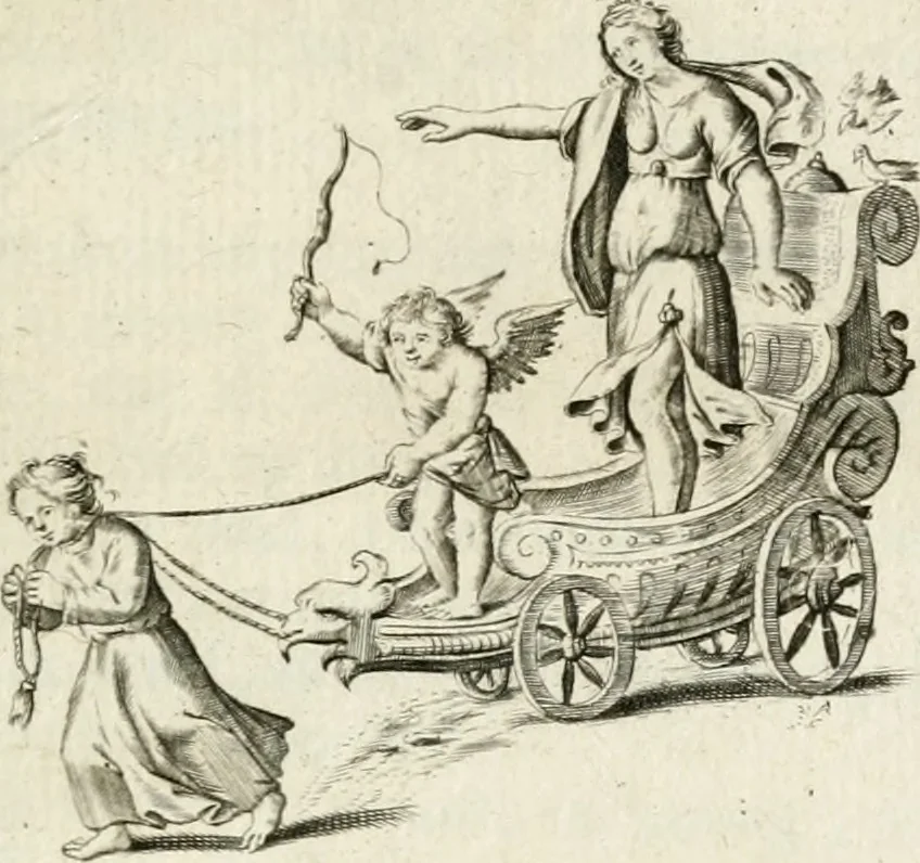 An illustration from Zinne-beelden der liefde, met puntdigten en aanteekeningen, 1732, leaf 134