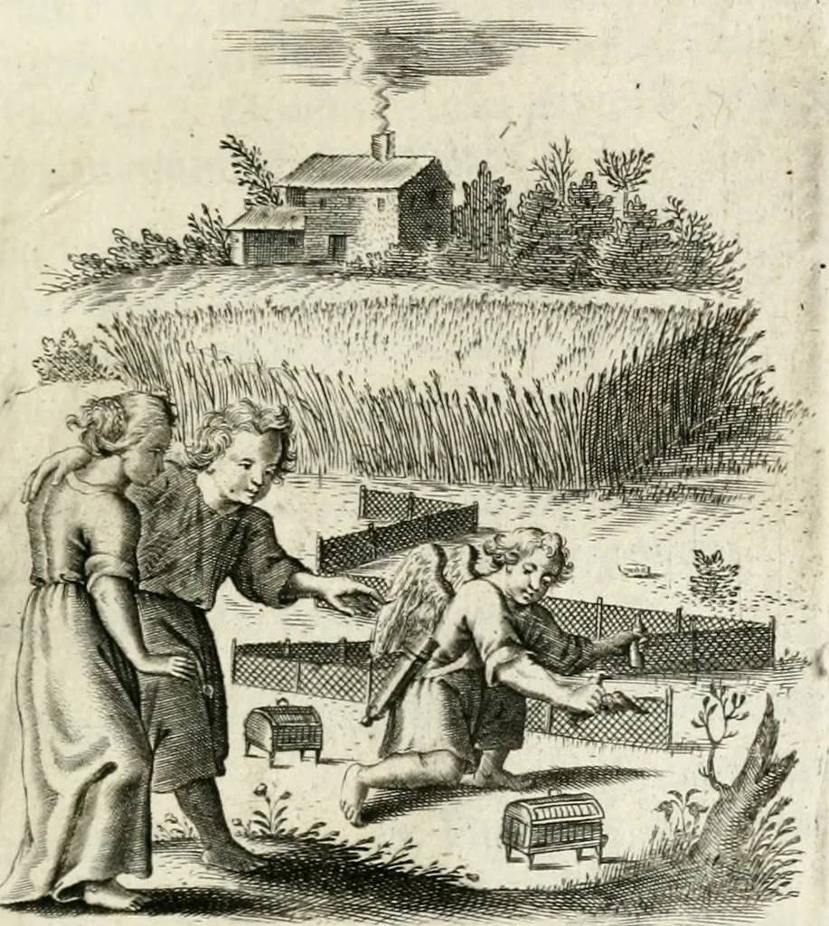 An illustration from Zinne-beelden der liefde, met puntdigten en aanteekeningen, 1732, leaf 188