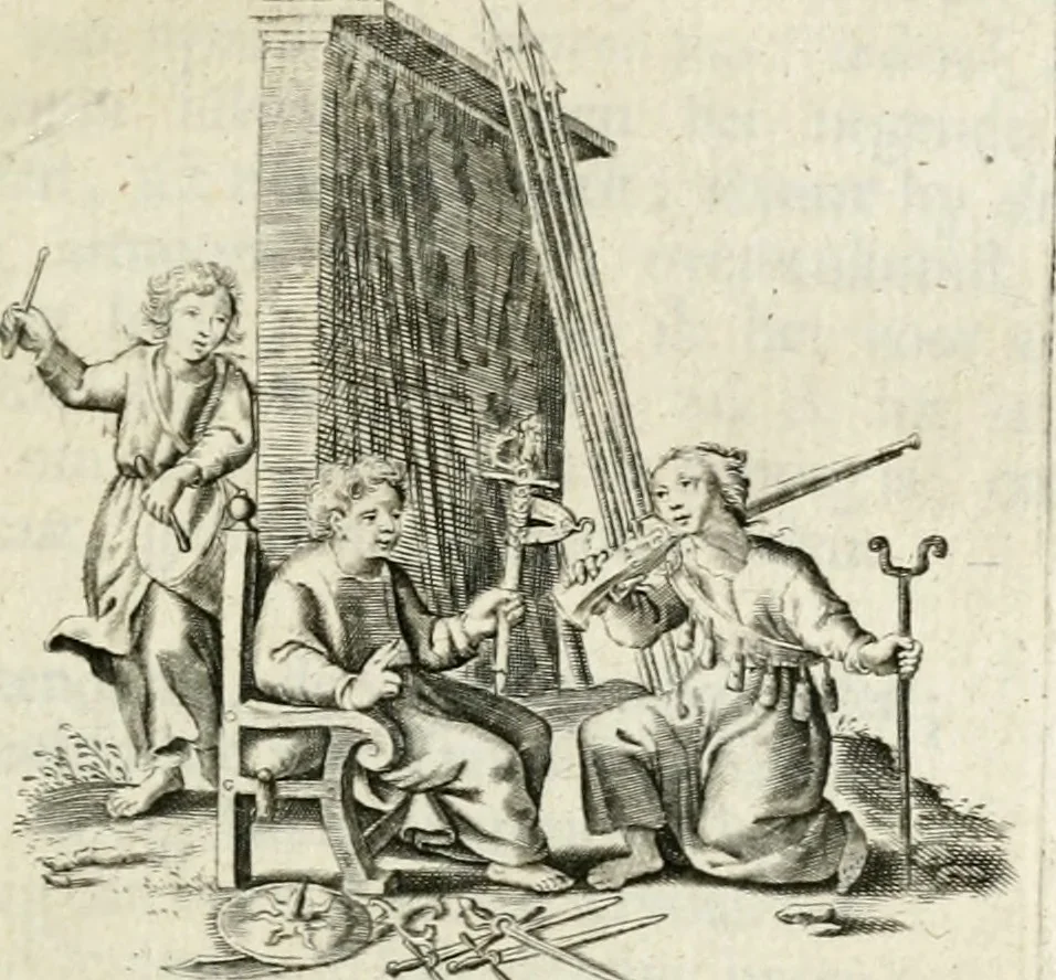 An illustration from Zinne-beelden der liefde, met puntdigten en aanteekeningen, 1732, leaf 232