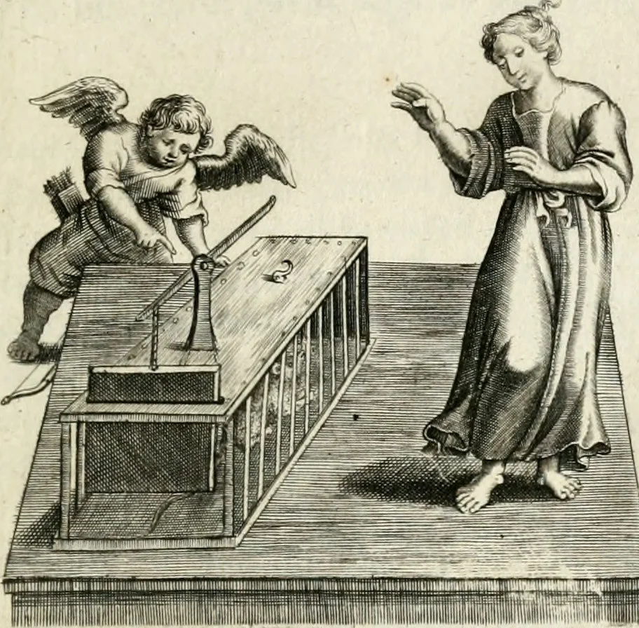 An illustration from Zinne-beelden der liefde, met puntdigten en aanteekeningen, 1732, leaf 236