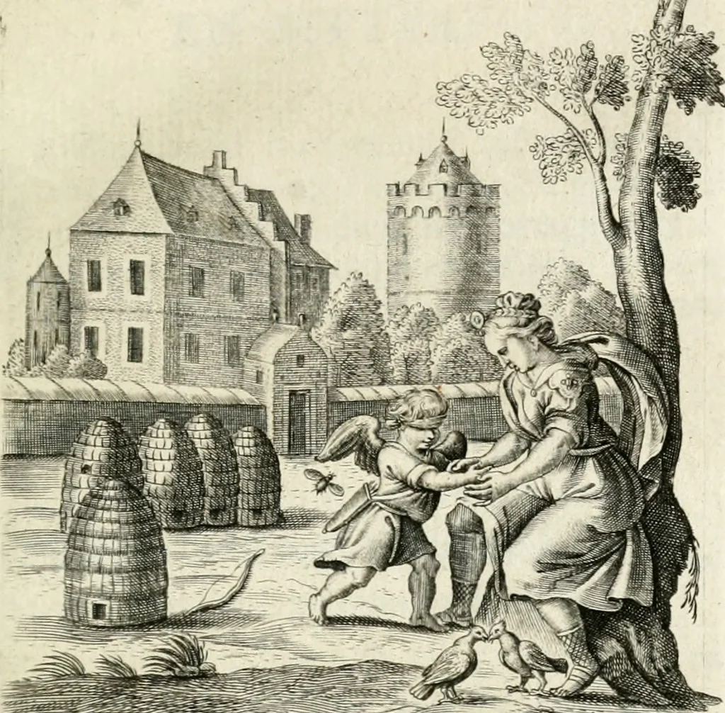 An illustration from Zinne-beelden der liefde, met puntdigten en aanteekeningen, 1732, leaf 240