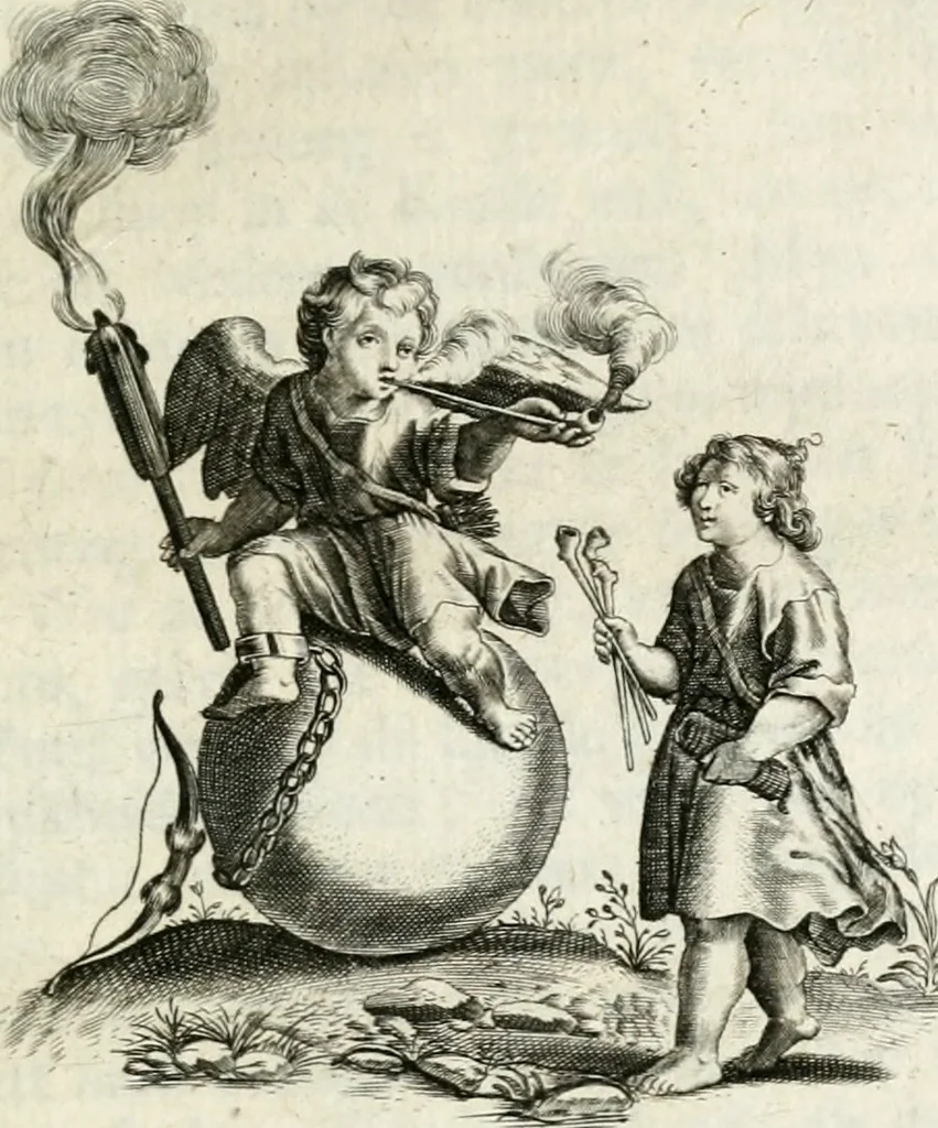 An illustration from Zinne-beelden der liefde, met puntdigten en aanteekeningen, 1732, leaf 258