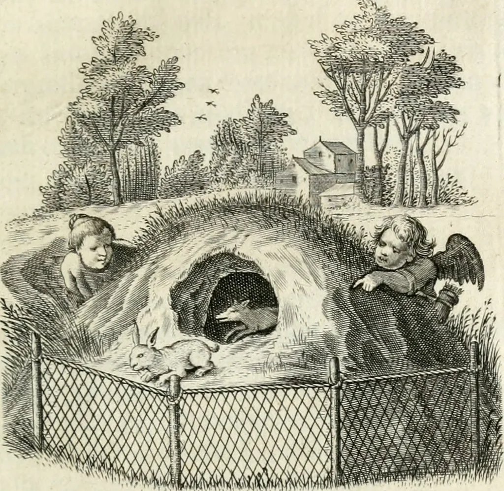 An illustration from Zinne-beelden der liefde, met puntdigten en aanteekeningen, 1732, leaf 272