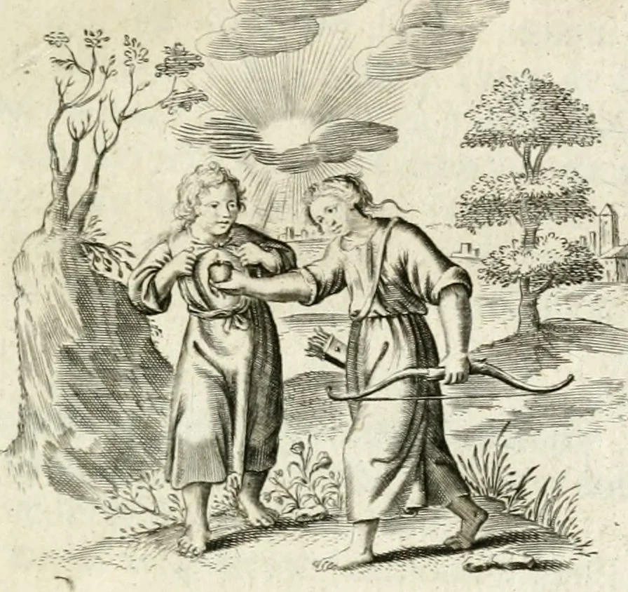 An illustration from Zinne-beelden der liefde, met puntdigten en aanteekeningen, 1732, leaf 310