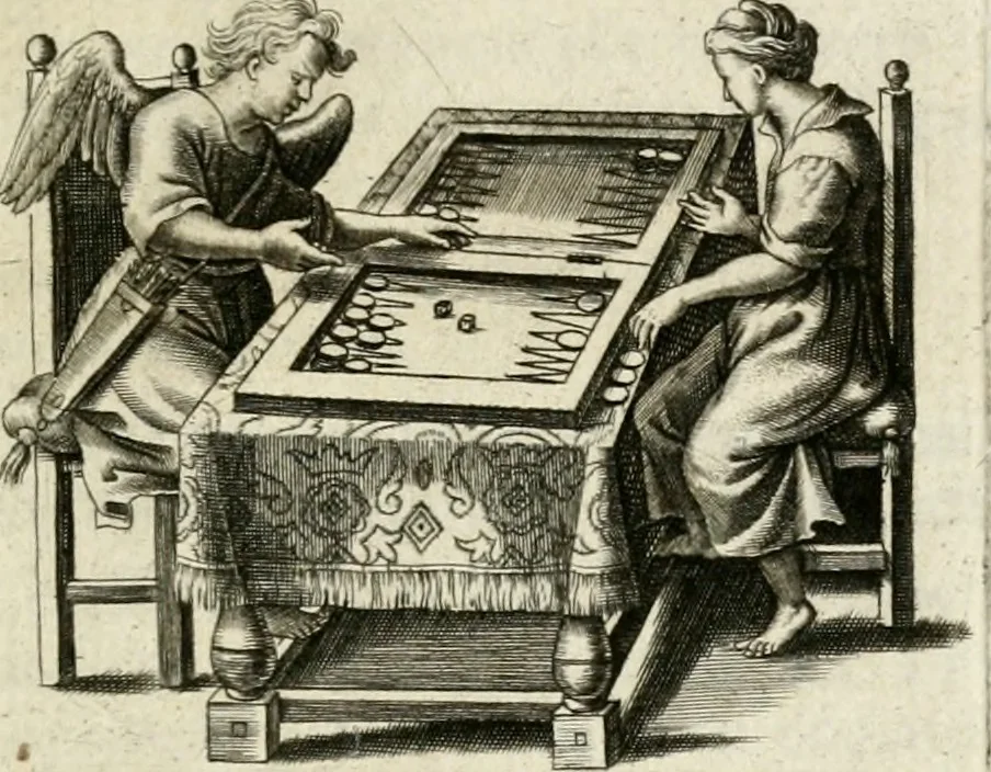 An illustration from Zinne-beelden der liefde, met puntdigten en aanteekeningen, 1732, leaf 340