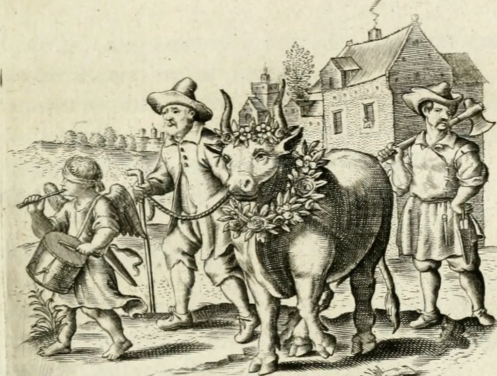 An illustration from Zinne-beelden der liefde, met puntdigten en aanteekeningen, 1732, leaf 344