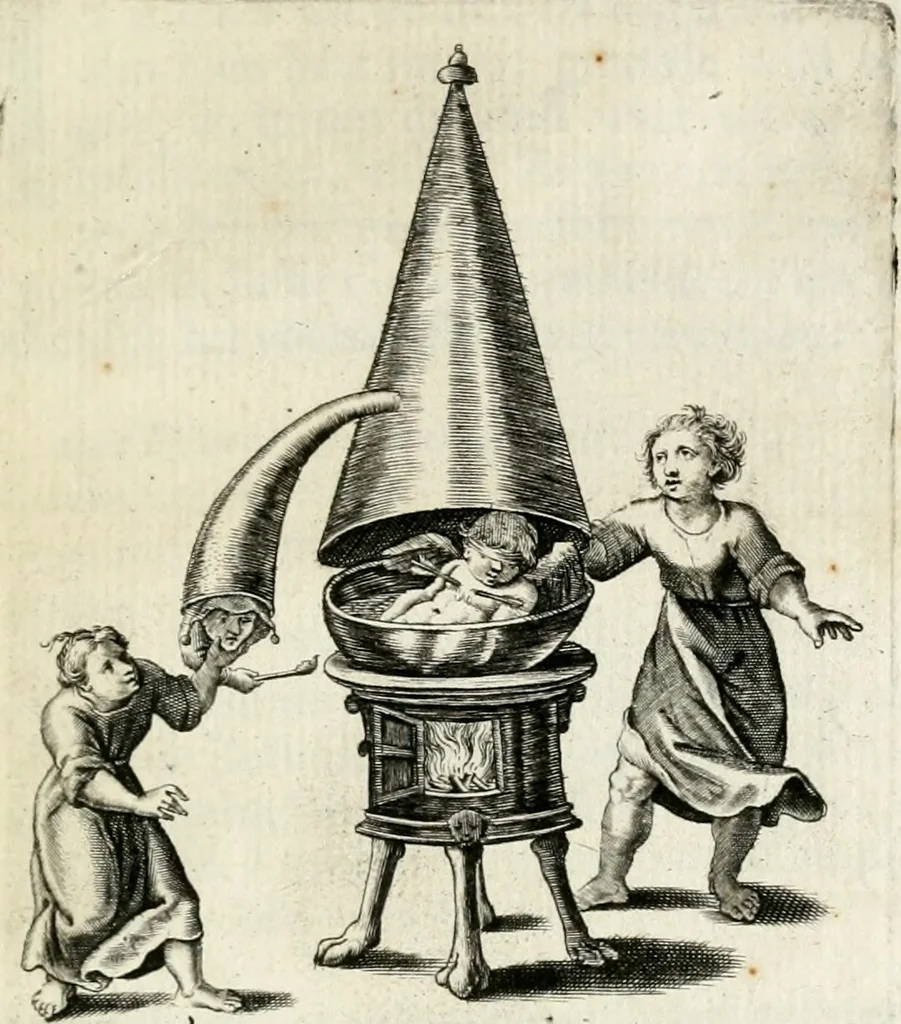 An illustration from Zinne-beelden der liefde, met puntdigten en aanteekeningen, 1732, leaf 358