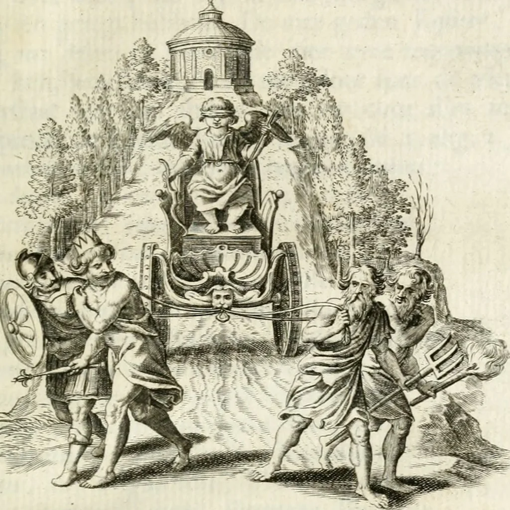 An illustration from Zinne-beelden der liefde, met puntdigten en aanteekeningen, 1732, leaf 36