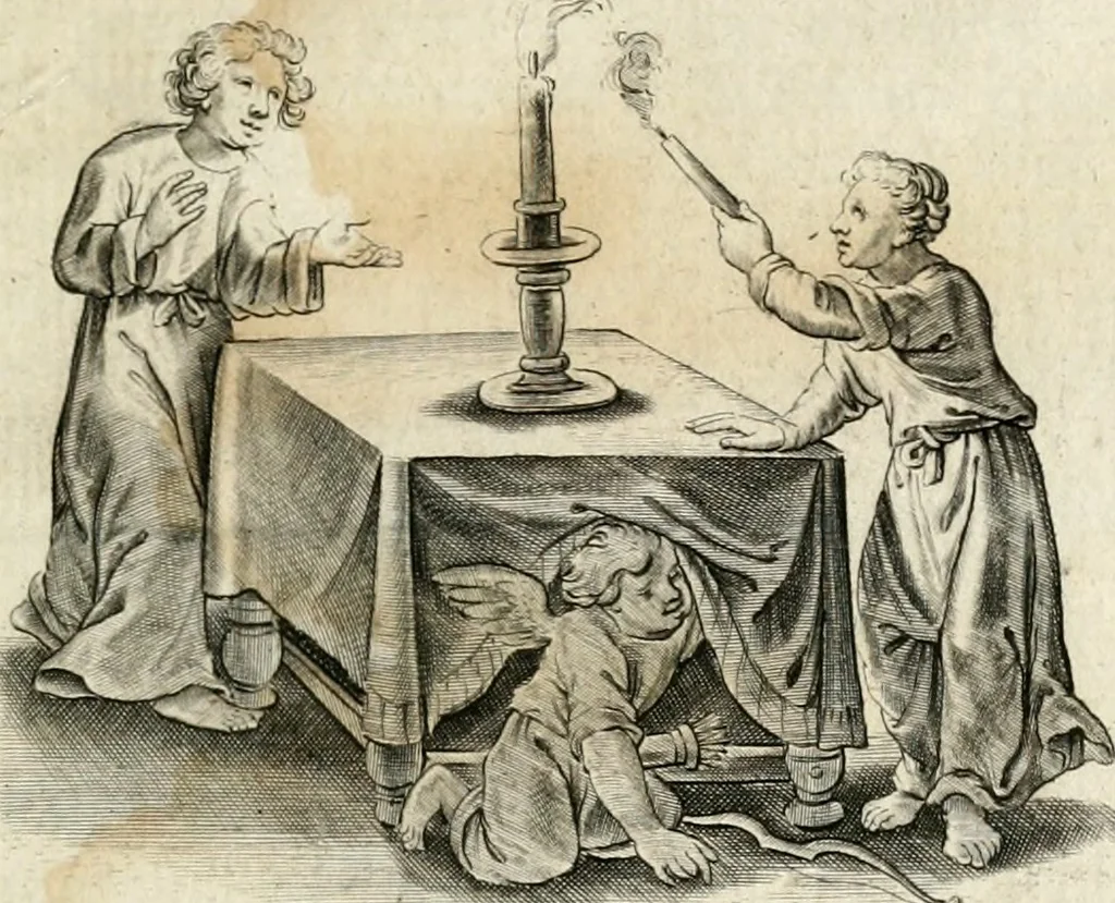 An illustration from Zinne-beelden der liefde, met puntdigten en aanteekeningen, 1732, leaf 372