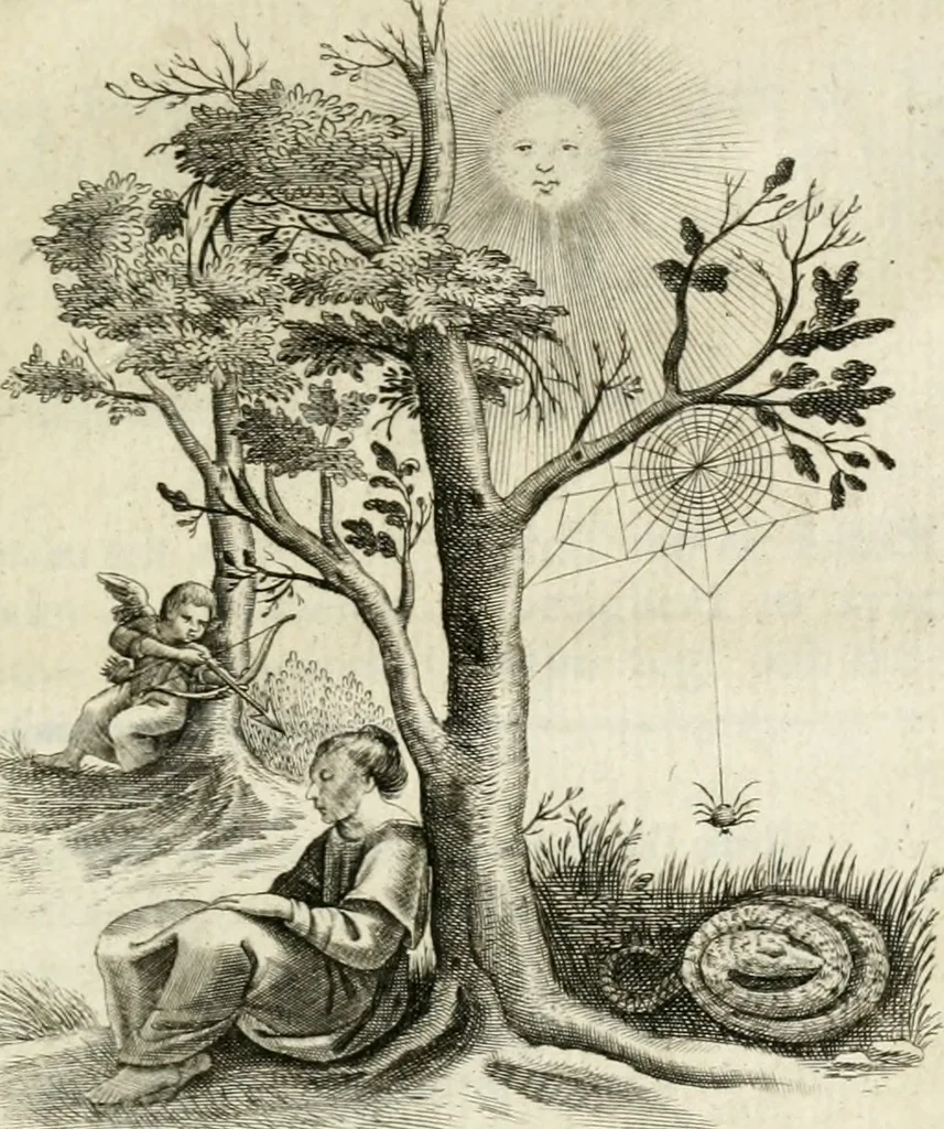 An illustration from Zinne-beelden der liefde, met puntdigten en aanteekeningen, 1732, leaf 378