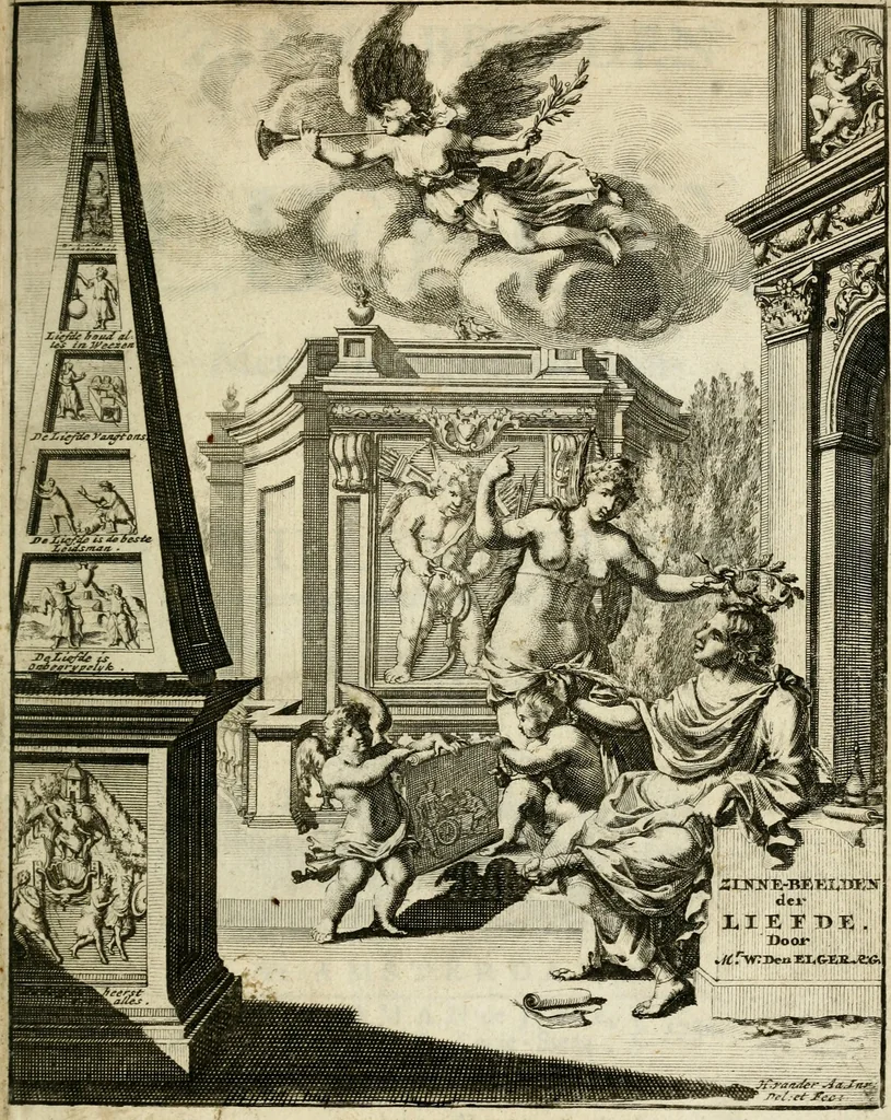 An illustration from Zinne-beelden der liefde, met puntdigten en aanteekeningen, 1732, leaf 6