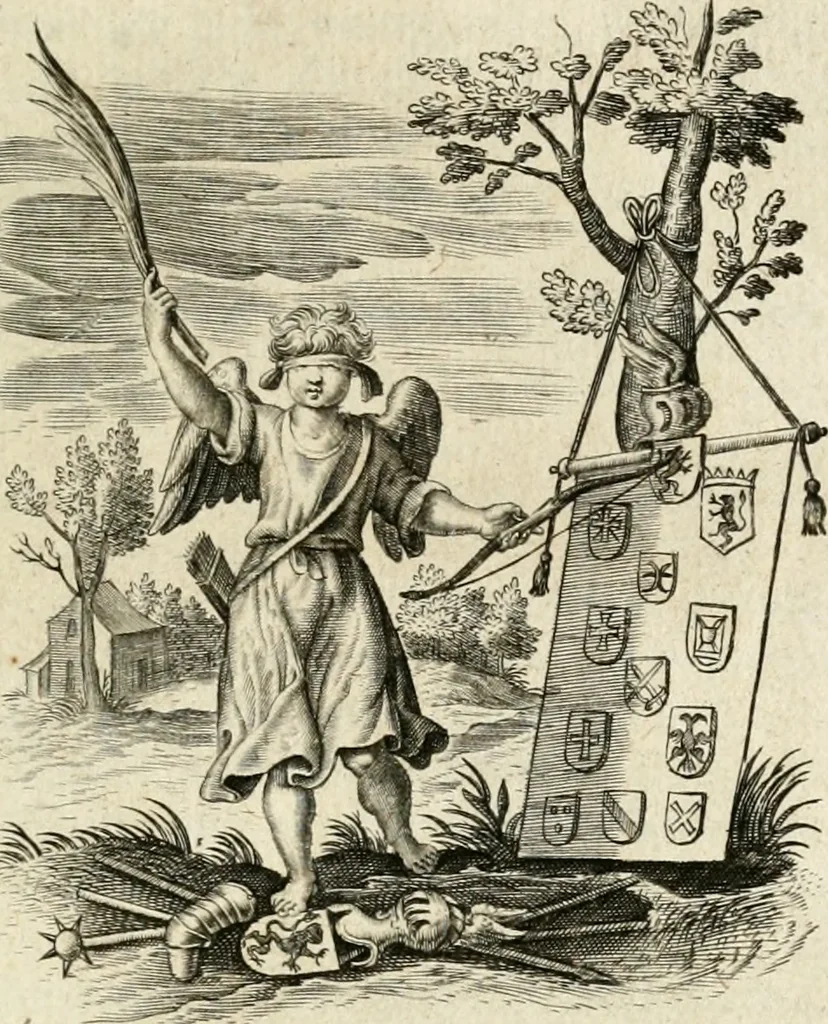An illustration from Zinne-beelden der liefde, met puntdigten en aanteekeningen, 1732, leaf 94