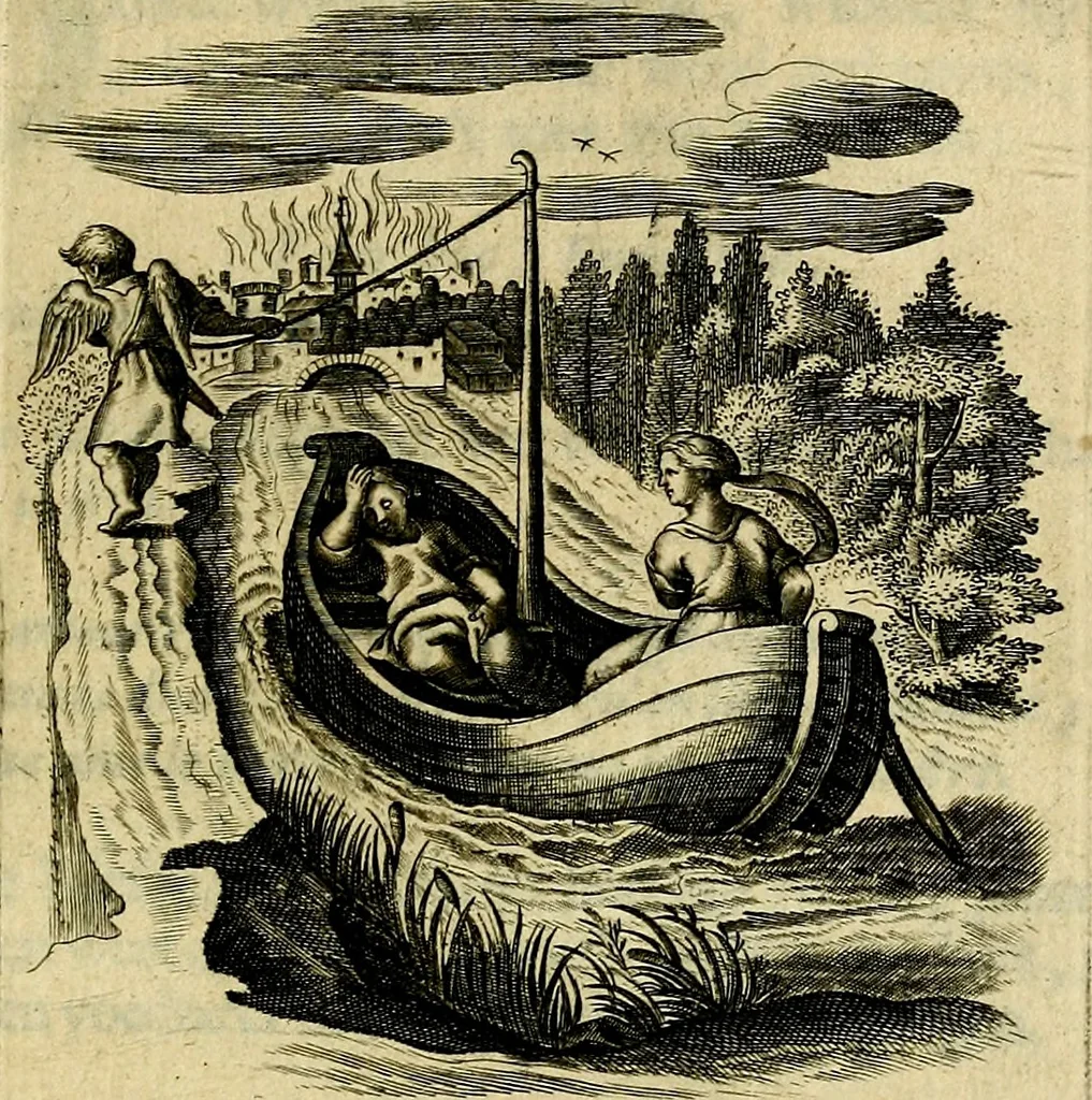 An illustration from Zinne-beelden der liefde, met puntdigten, 1732, leaf 174