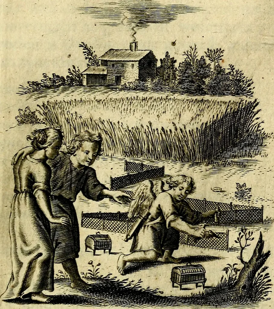 An illustration from Zinne-beelden der liefde, met puntdigten, 1732, leaf 188
