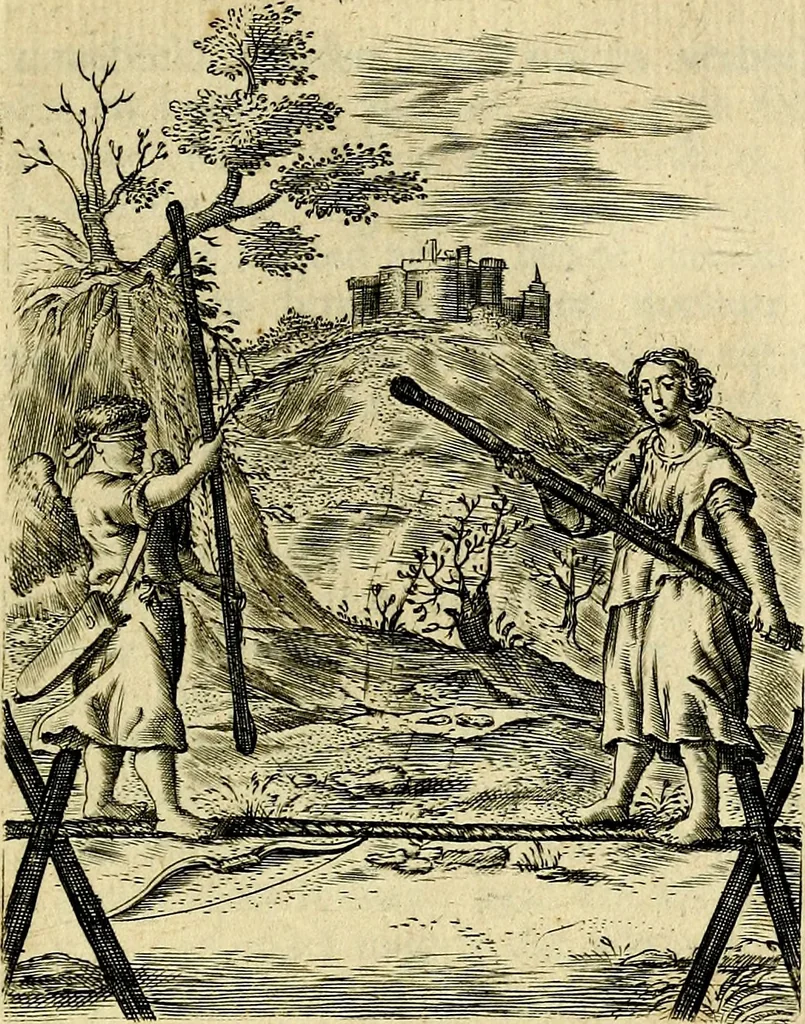 An illustration from Zinne-beelden der liefde, met puntdigten, 1732, leaf 196