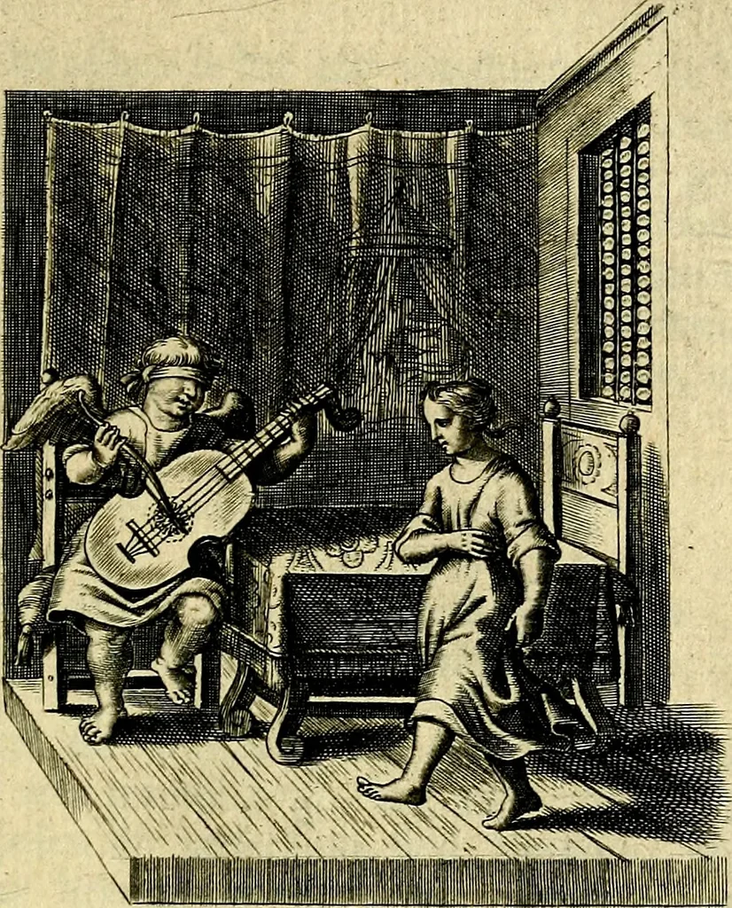 An illustration from Zinne-beelden der liefde, met puntdigten, 1732, leaf 216