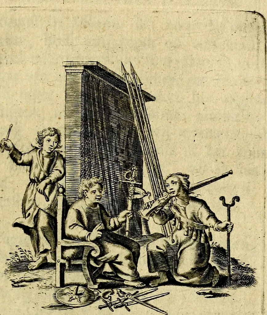 An illustration from Zinne-beelden der liefde, met puntdigten, 1732, leaf 232