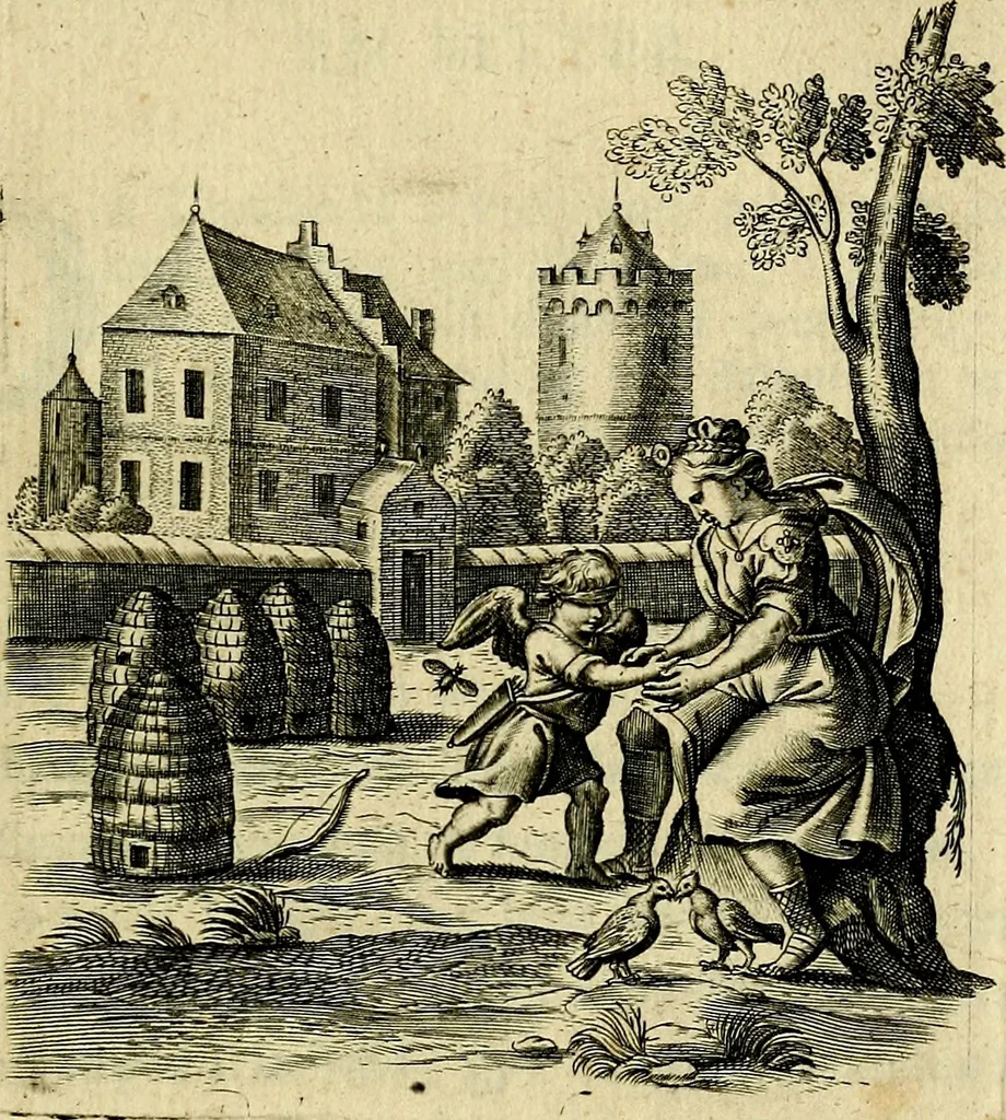 An illustration from Zinne-beelden der liefde, met puntdigten, 1732, leaf 240