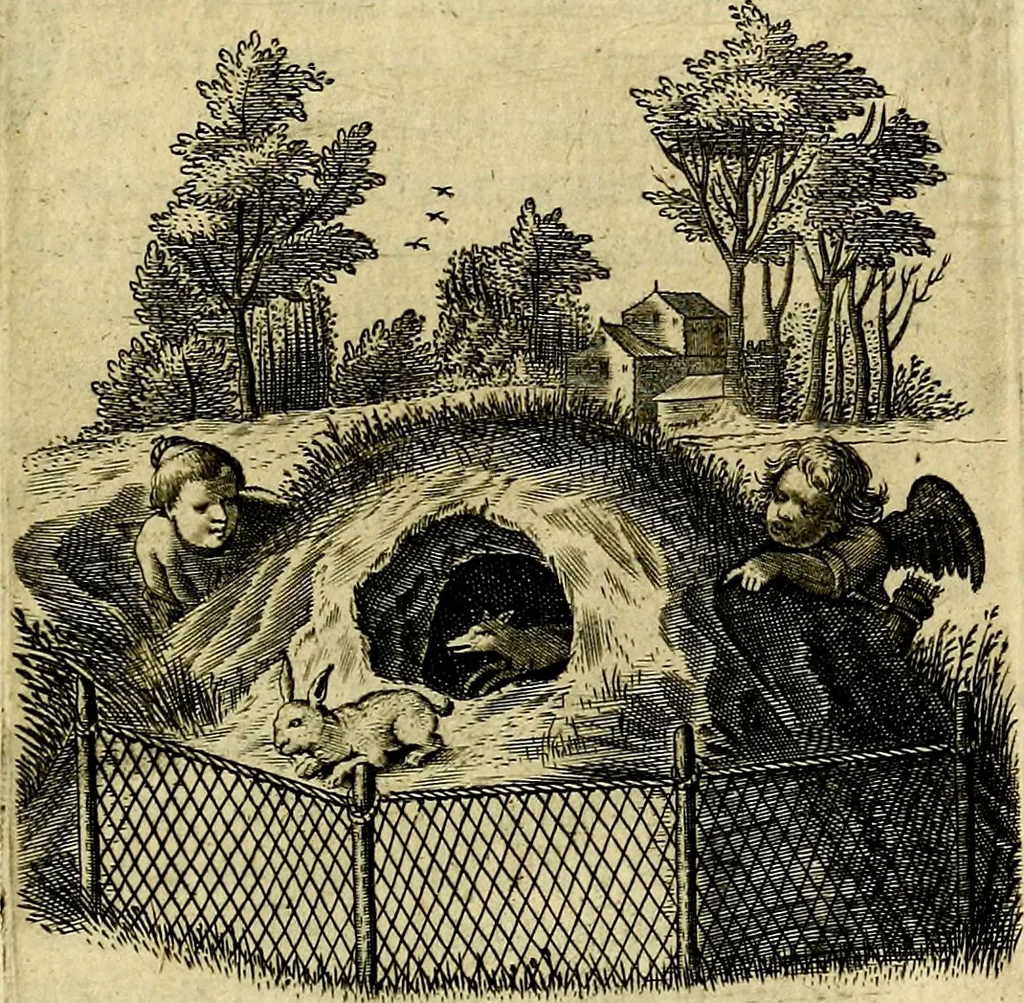 An illustration from Zinne-beelden der liefde, met puntdigten, 1732, leaf 272