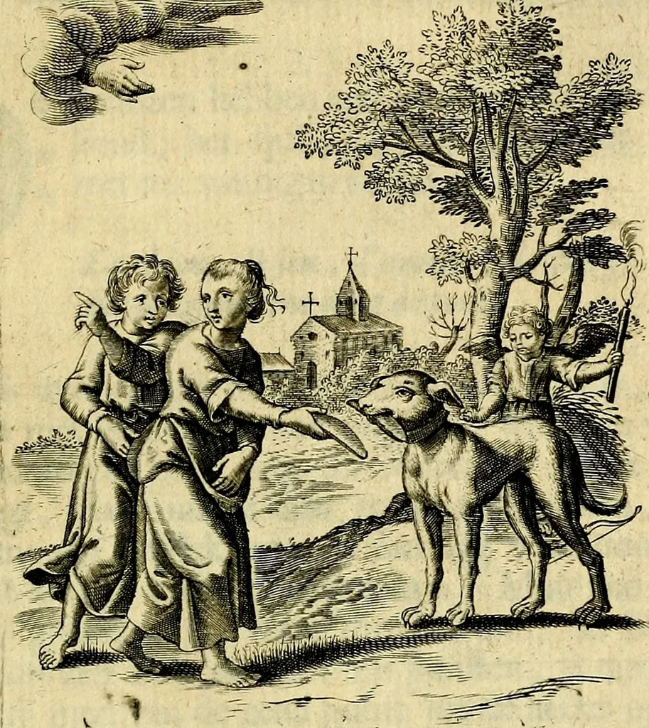 An illustration from Zinne-beelden der liefde, met puntdigten, 1732, leaf 282