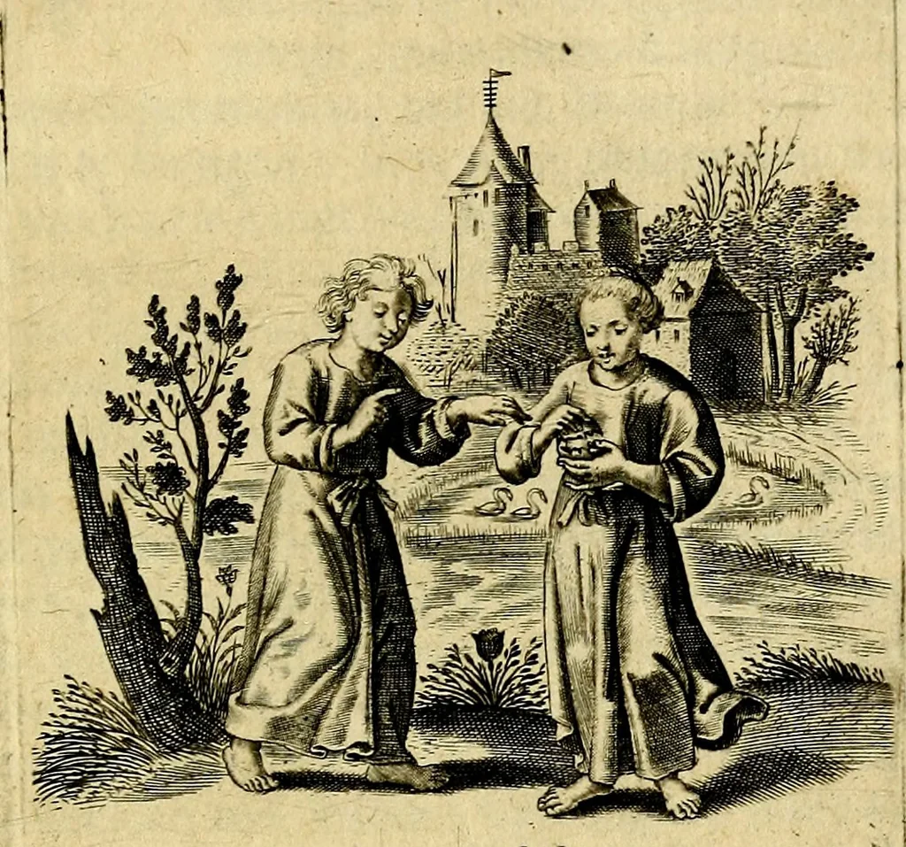 An illustration from Zinne-beelden der liefde, met puntdigten, 1732, leaf 322