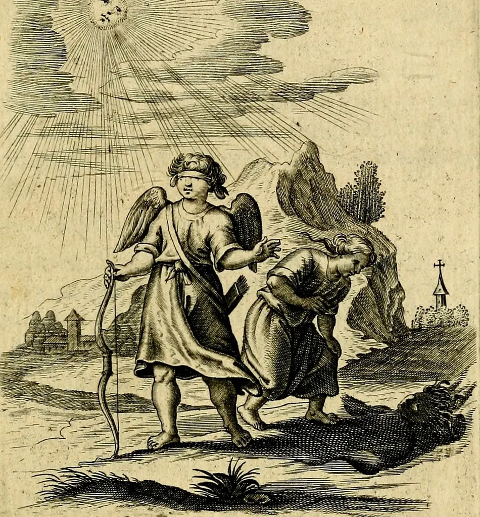 An illustration from Zinne-beelden der liefde, met puntdigten, 1732, leaf 330