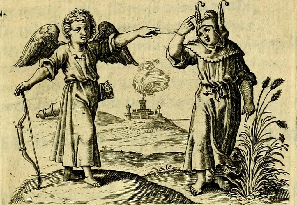 An illustration from Zinne-beelden der liefde, met puntdigten, 1732, leaf 364