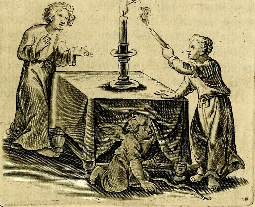 An illustration from Zinne-beelden der liefde, met puntdigten, 1732, leaf 372