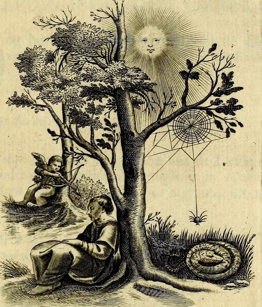 An illustration from Zinne-beelden der liefde, met puntdigten, 1732, leaf 378