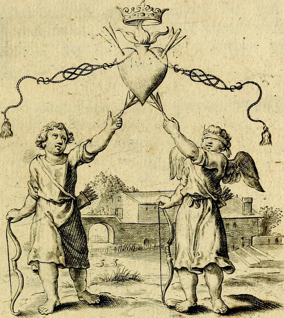 An illustration from Zinne-beelden der liefde, met puntdigten, 1732, leaf 76