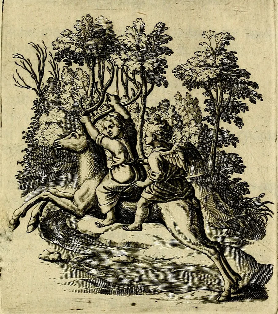 An illustration from Zinne-beelden der liefde, met puntdigten en aanteekeningen, 1703, leaf 122